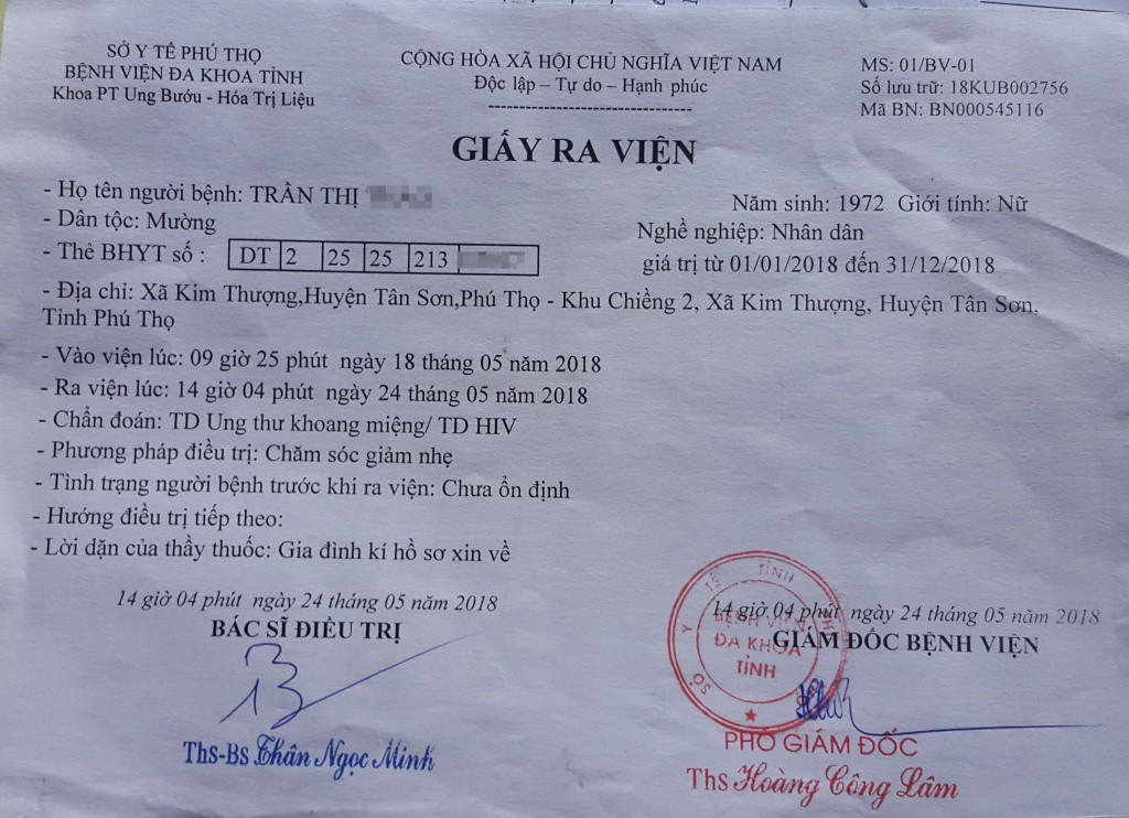 vu nguoi dan nhiem hiv tai phu tho 2 nguoi chet 4 nguoi duong tinh trong do co ca tre em