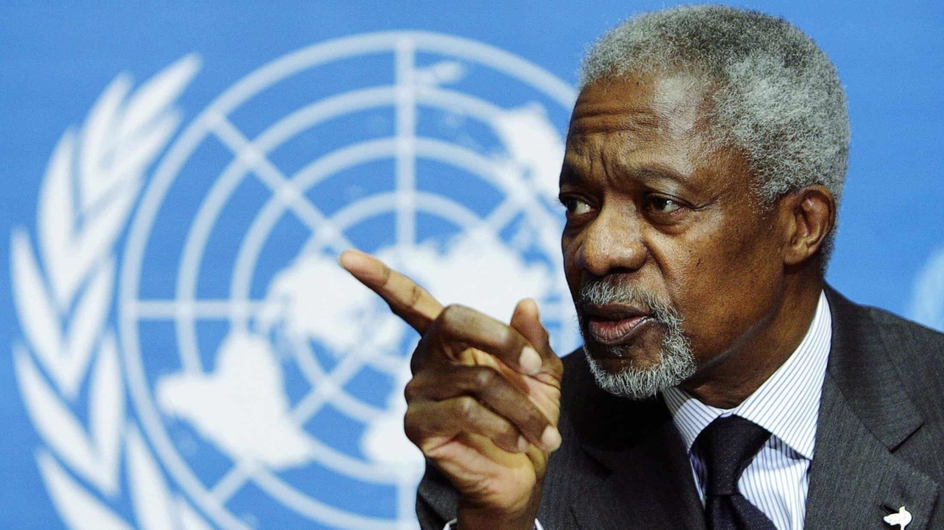cuu tong thu ky lhq kofi annan nguoi dem lai nhung dieu tot dep