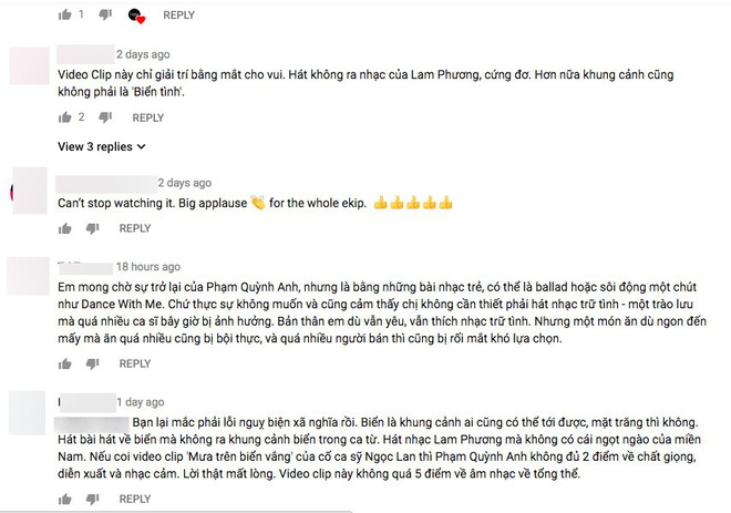 fan nhac xua buc xuc phan ung gay gat khi pham quynh anh hat nhac lam phuong