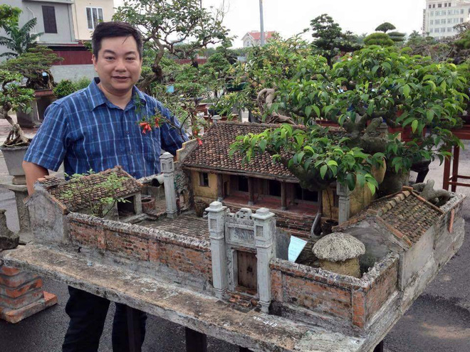 chau cay bonsai cua nguoi dan ong khien dan mang ran ran chia se goi la kiet pham