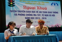 Sở GD & ĐT Vĩnh Phúc: Tuyên truyền giáo dục về ATGT và phòng, chống ma túy, tệ nạn xã hội trong trường học