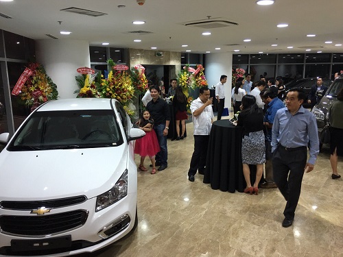 chevrolet khai truong dai ly thu 21 tai viet nam
