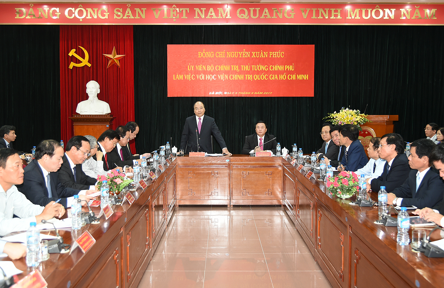 thu tuong lam viec voi hoc vien chinh tri quoc gia ho chi minh