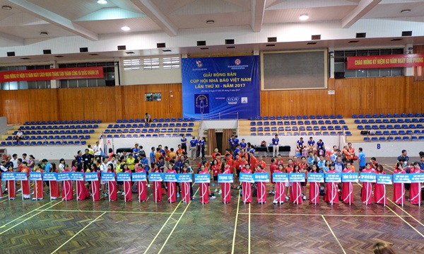 soi dong giai bong ban cup hoi nha bao viet nam lan thu xi