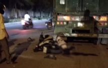 tong vao duoi xe container do ben duong nam thanh nien di exciter tu vong tai cho