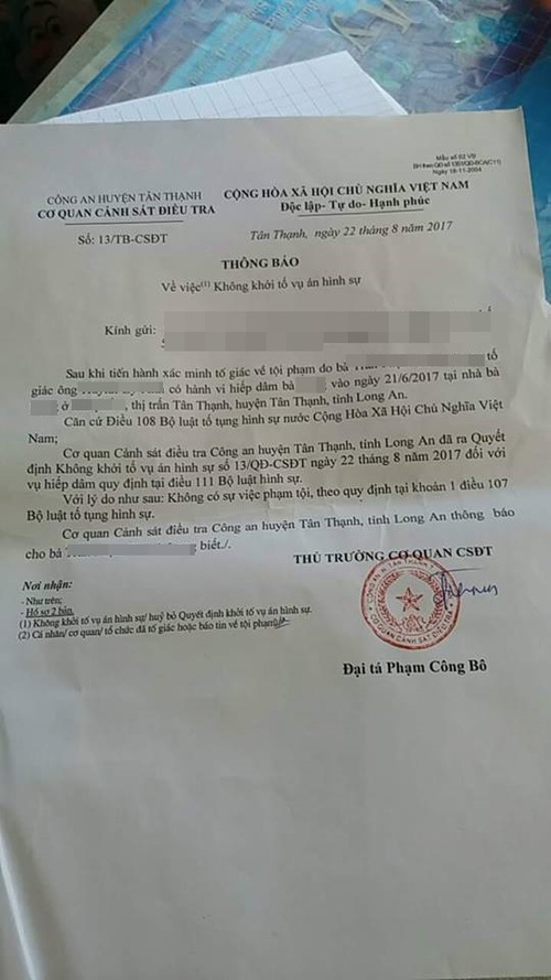 nguoi me viet don xin di tu ke lai chuyen nau mi do con cho den luc bi cuong hiep ngay trong nha minh