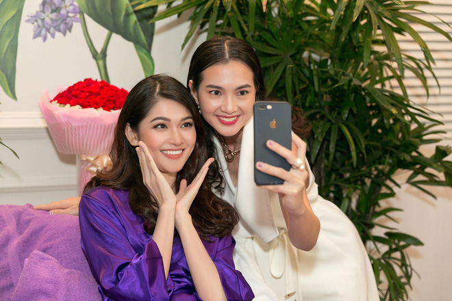 a hau thuy dung tranh thu lam dep truoc khi len duong thi hoa hau quoc te