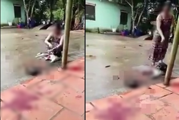 phan no clip nguoi phu nu than nhien chat chan chu cho con song ngay truoc hien nha