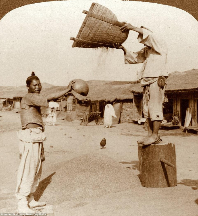 ve dep binh yen nhung day cuon hut cua ban dao trieu tien cach day hon 100 nam