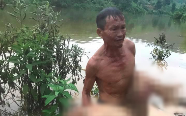 vot qua bong roi xuong dap 2 em nho duoi nuoc thuong tam o nghe an