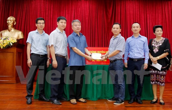 cong dong nguoi viet tai lao chung tay giup ba con bi thien tai