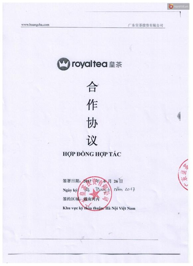chu so huu cua cac chuoi royaltea tai ha noi sai gon thuong hieu royaltea khong duoc bao ho nen ai cung co the kinh doanh ma khong vi pham phap luat