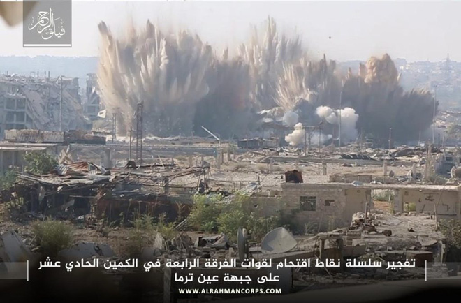 qd syria thiet hai nang sau vu no khung khiep o damascus khung bo is danh nhu dac cong