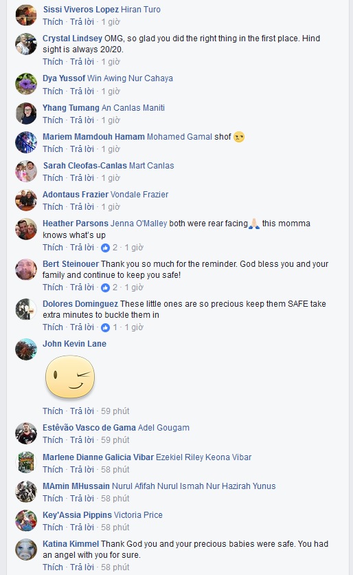 sau tai nan chiec o to hong hoan toan nhung 2 dua tre van an toan chi nho mot hanh dong cua nguoi me