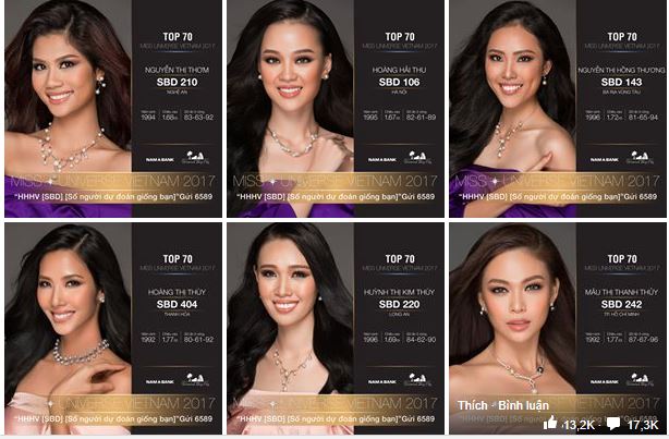 thi sinh khong du tieu chuan btc chi chon duoc 63 nguoi cho vong ban ket top 70 hhhv 2017