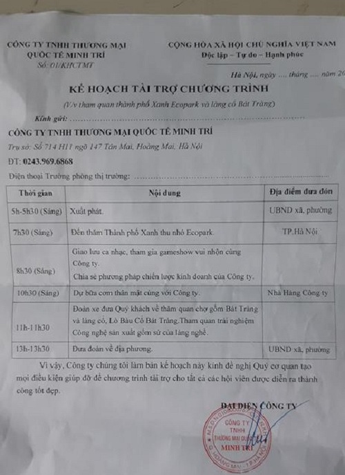 hai phong nhieu nguoi mac bay ban hang tra hinh du lich mien phi