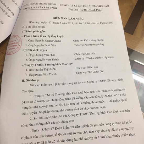 thuan thanh bac ninh ai chong lung cho lanh dao cong ty cao quy coi thuong phap luat