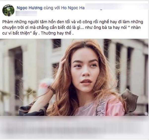 me ruot ho ngoc ha buc xuc khi con gai bi antifan choi xau