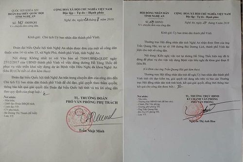 vu bit duong dan sinh xay benh vien ubnd tinh nghe an chi dao mo lai duong cho dan