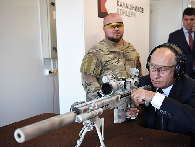 tt putin dich than ban thu sung ban tia moi cua kalashnikov ket qua dang kinh ngac