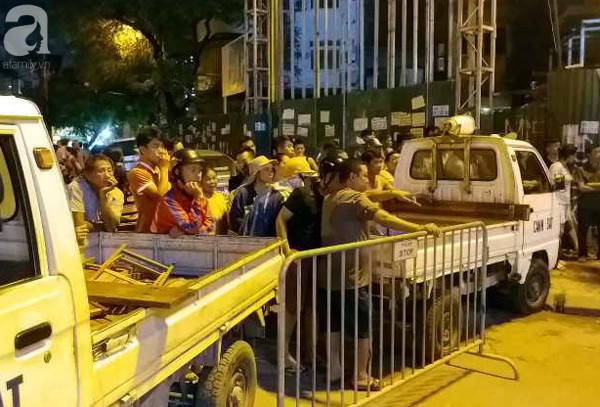 vu co gai tre tu vong do thanh thep roi tren duong le van luong nhieu nguoi van chua het bang hoang