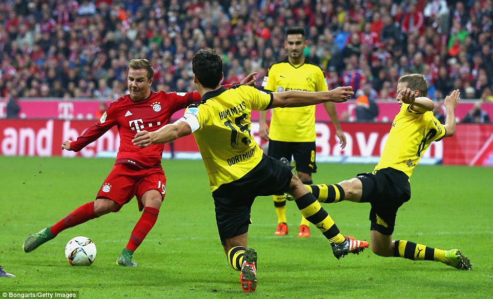 vuot qua dortmund voi ty so 5 1 bayern don doc tren bxh