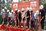 nam phuong foundation khoi cong xay cau cho nguoi dan ngheo dong thap