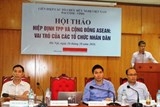 PACCOM và VPDS tổ chức Hội thảo Hiệp định TPP và Cộng đồng ASEAN: Vai trò của các tổ chức nhân dân
