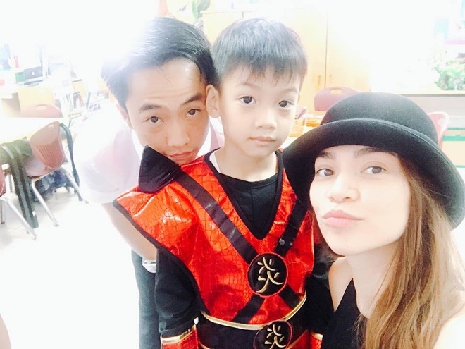 vui tinh moi ho ngoc ha va cuong do la khong quen cung dua con trai subeo den truong