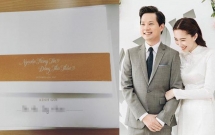 lo thiep moi dam cuoi gian di ma sang trong cua hoa hau dang thu thao