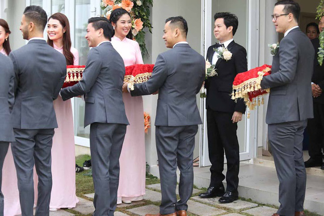 dan trai xinh gai dep trong dam cuoi hoa hau dang thu thao khien ai cung phai tram tro