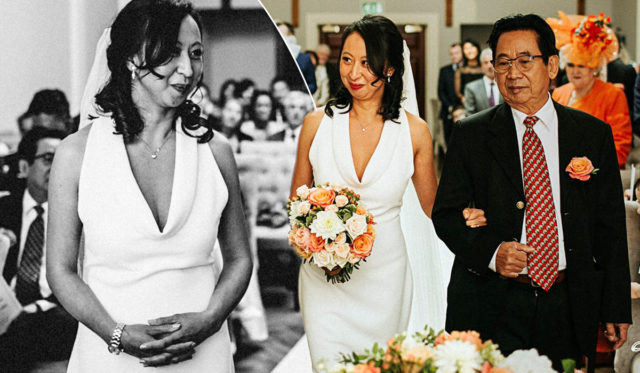 sat gio lam le van chua co vay cuoi co dau bat khoc khi duoc mot ba tien giai cuu