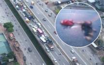 ha noi mot nam thanh nien co bieu hien say ruou chay xe may gay tai nan ca tuyen duong vanh dai 3 un tac