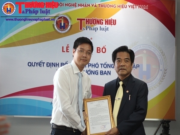 bo nhiem nha bao hoang minh thanh lam pho tong bien tap tap chi dien tu thuong hieu va phap luat