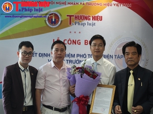 bo nhiem nha bao hoang minh thanh lam pho tong bien tap tap chi dien tu thuong hieu va phap luat