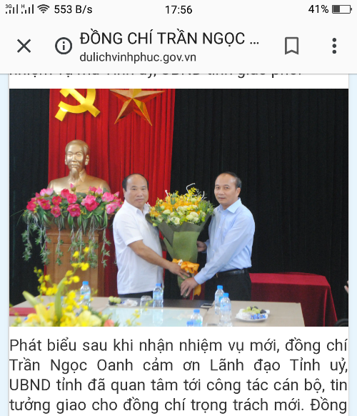 vinh phuc ai chiu trach nhiem truoc viec so van hoa the thao va du lich thua pho giam doc so