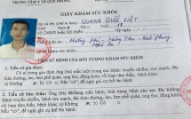 vu nam sinh bi truong si quan thong tin tra ve khi thay 2 ket qua kham khac nhau truong da lam cong van hoa toc