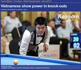 Giải billiards carom 3 băng thế giới: Cơ thủ Việt phô diễn sức mạnh hủy diệt