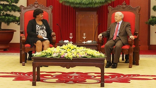 tong bi thu nguyen phu trong tiep doan dang cong san cuba