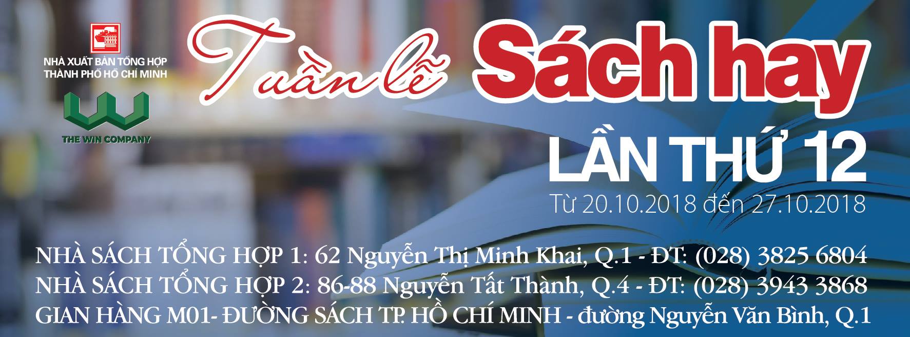 nhieu chuong trinh hap dan tai tuan le sach hay lan thu 12