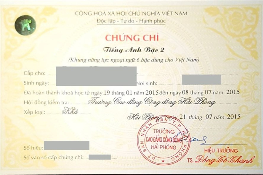hai phong hang chuc truong hop bi tuyt coi vi chung chi ngoai ngu khong phu hop