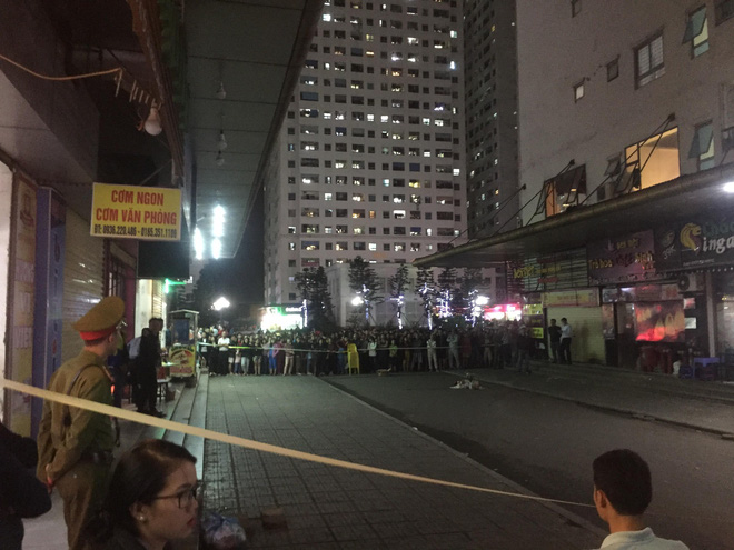 phat hien thi the be so sinh sau tieng dong lon o chung cu linh dam nghi roi tu tren cao xuong