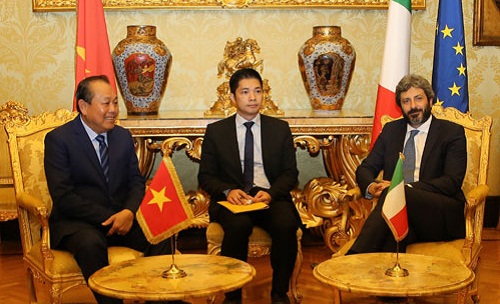 viet nam italy doi tac chien luoc tren cac linh vuc