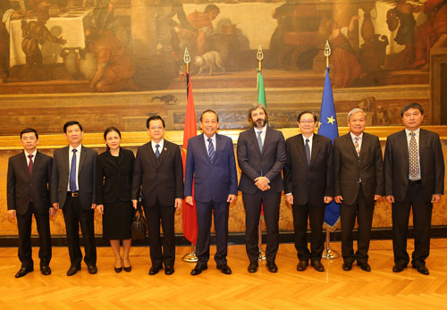 viet nam italy doi tac chien luoc tren cac linh vuc