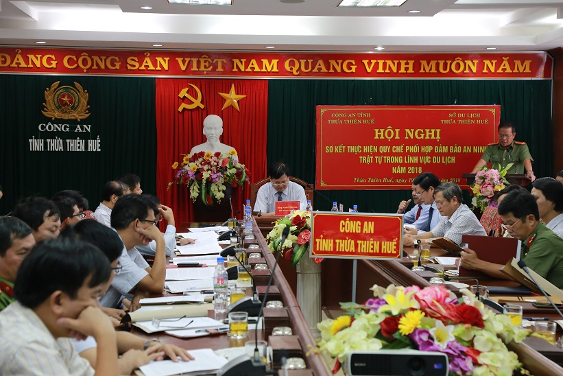 cong an tinh thua thien hue to chuc hoi nghi so ket quy che dam bao antt ve linh vuc du lich