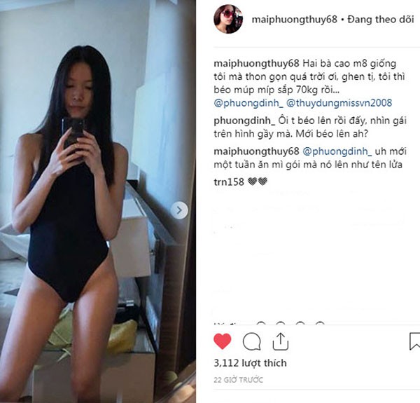 so thich ki la khong giong hoa hau nao trong lang giai tri cua mai phuong thuy