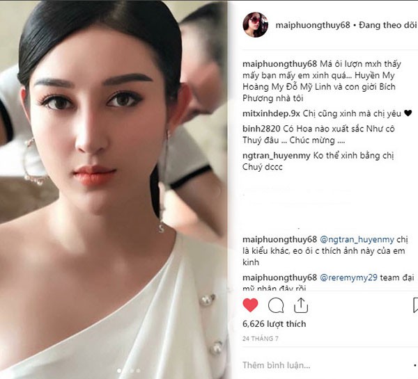 so thich ki la khong giong hoa hau nao trong lang giai tri cua mai phuong thuy