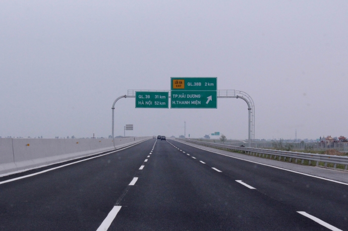 ngay 512 thong xe toan tuyen cao toc ha noi hai phong