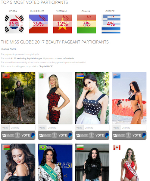 khanh ngan lot top 5 binh chon truoc them chung ket miss global beauty pageant 2017