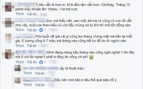 tong thu ca thang 6 trieu me tre nhin mieng nuoi 2 con bang bim sua xin gay tranh cai
